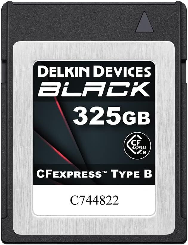 Delkin Devices 325GB BLACK CFexpress Type B Hafıza Kartı
