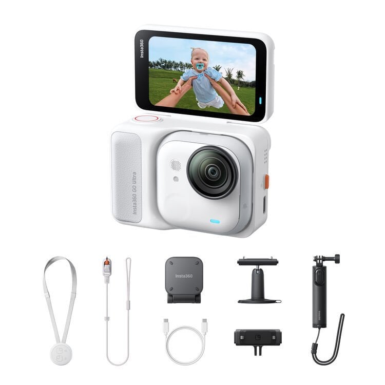Insta360 GO Ultra Creator Paketi (Beyaz)