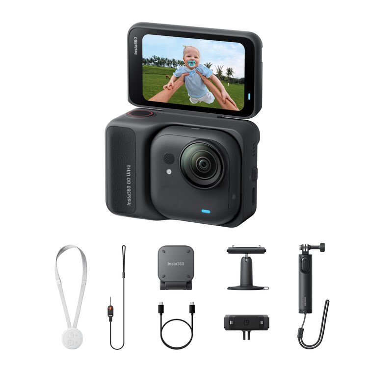Insta360 GO Ultra Creator Paketi (Siyah)