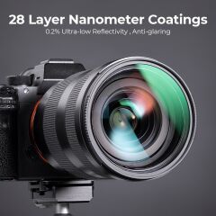 K&F Concept 105mm NANO-X MC-UV 28 Çok Katmanlı Kaplamaya sahip  Koruma Filtresi 8K Ultra HD