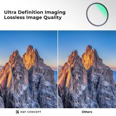 K&F Concept 72mm NANO-X MCR MC-UV 28 Çok Katmanlı Kaplamaya sahip  Koruma Filtresi 8K Ultra HD
