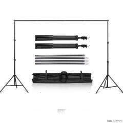 Gdx BM400 3'lü Paraflaş Set + Seyyar Fon Perde 3x6 Metre