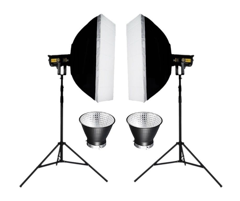 PATONA 4282 COB-300 Watt Bi Color İki'li Kit LED Video Işığı