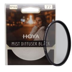 Hoya 77mm Mist Diffuser Filtre Black No 0.5