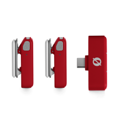 RODE Wireless Micro İkili Kablosuz Yaka Mikrofonu (Type-C) (Kırmızı)