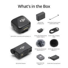 DJI Mic Mini Kompakt Kablosuz Mikrofon Sistemi