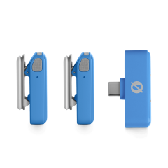 RODE Wireless Micro İkili Kablosuz Yaka Mikrofonu (Type-C) (Mavi)