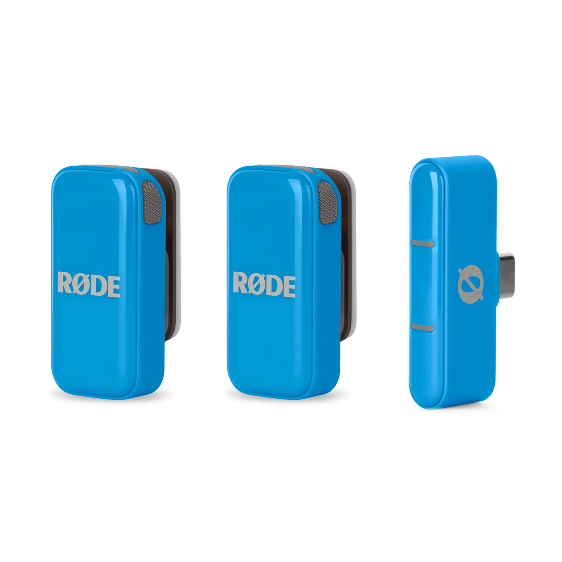 RODE Wireless Micro İkili Kablosuz Yaka Mikrofonu (Type-C) (Mavi)