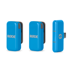 RODE Wireless Micro İkili Kablosuz Yaka Mikrofonu (Type-C) (Mavi)