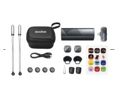 Godox Cube-S Kit 2 İkili Mikrofon Kiti (Lighting)