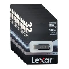 Lexar M400 Metal 32GB USB 150MB/S 3.2 Gen1 Flash Bellek (10'Lu Paket)