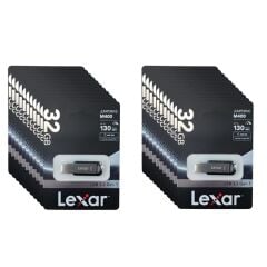 Lexar M400 Metal 32GB USB 150MB/S 3.2 Gen1 Flash Bellek (20'li Paket)