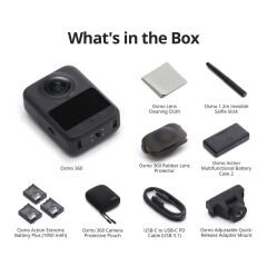 DJI Osmo 360 Aksiyon Kamerası Adventure  Combo