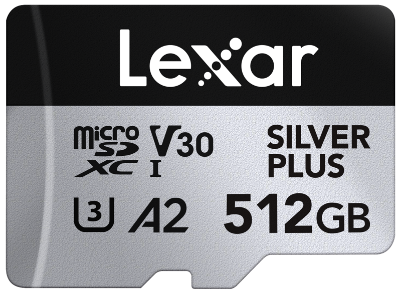 Lexar 512GB Professional SILVER PLUS micro SD Hafıza Kartı