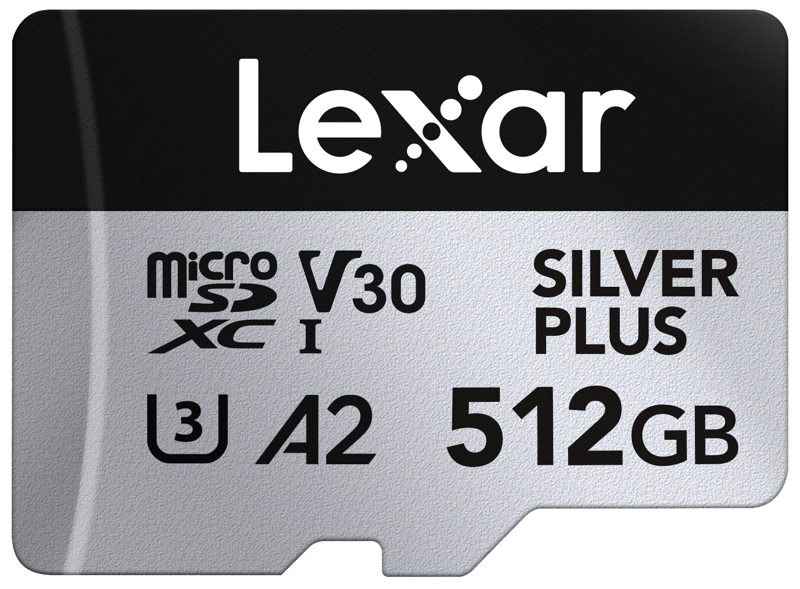Lexar 512GB Professional SILVER PLUS micro SD Hafıza Kartı