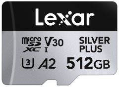 Lexar 512GB Professional SILVER PLUS micro SD Hafıza Kartı