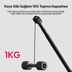 Ulanzi ZJ08 Cold Shoe Mikrofon Uzatma Kolu Ayarlanabilir Boom Arm - S008