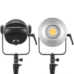 Gdx LV-700C-II B Bi Color Led Video Işığı 2'li Full Set (Gridli 95 Octa Softbox + 260 cm Kalın Işık Ayağı)