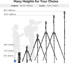 SmallRig 3474C CT-20 Alüminyum Alaşımlı Tripod