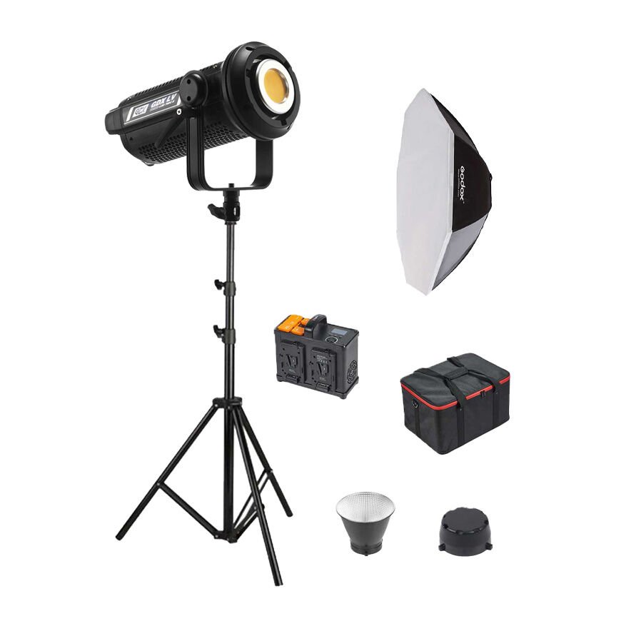 GDX LV-700C-II Full Set (95 cm Bowens Octagon Softbox + 260 cm Kalın Işık Ayağı)