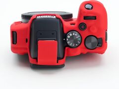 Canon EOS R10 Silikon Kılıf (Kırmızı)