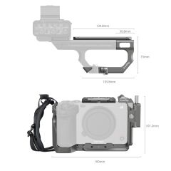SmallRig 4771 Sony FX3 / FX3A / FX30  için  HawkLock Hızlı Çıkarma Gelişmiş Kafes Kiti