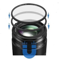 Benro 82mm Manyetik Black Mist (Siyah Sis) Filtresi ve MFR82 Adaptör