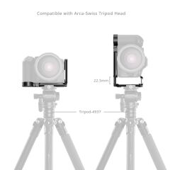 SmallRig Canon 5962 EOS R6III Mark III / R6II Mark II için AirTag Yuvalı  L Şekilli Montaj Plakası