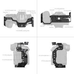 SmallRig 5954 ''HawkLock'' Hızlı Çıkarma  Canon EOS R6III Mark III / R6II Mark II için Kafes