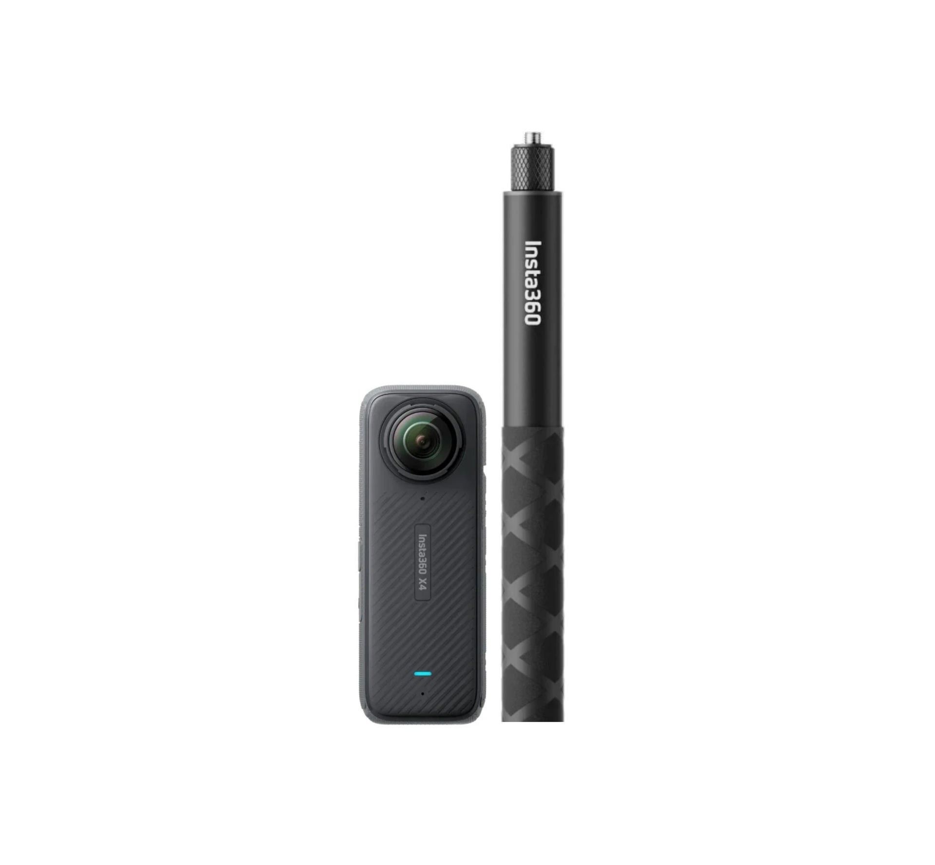 Insta360 X4 360 Derece 8K Aksiyon Kamera + Insta 360 Invisible Selfie Stick 114cm