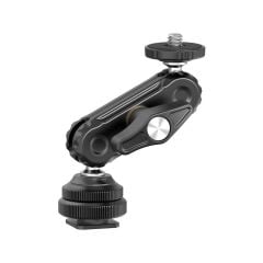 Ulanzi R098 Double Ball Head Magic Arm (1/4''-20 ve Cold Shoe)