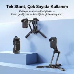 Ulanzi CO81 Çok Açılı Profesyonel Kamera Standı ve Masaüstü Tripod - C104