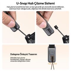Ulanzi CSS2 U-Snap Lite Kamera Omuz Askısı Twilight Orange Turuncu - B201