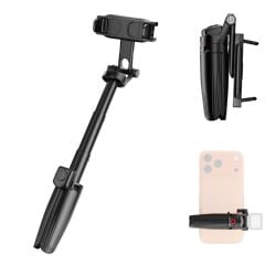 Ulanzi JJ21 Mini 3 in 1 Selfie Monopod Telefon Tutucu Tripod ve Kumandalı Grip - T184