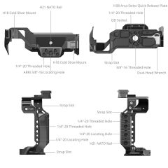 SmallRig 4902 Panasonic LUMIX S1 II / S1 IIE / S1R II / S5 II / S5 IIX / G9 II  için Kafes