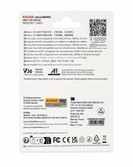KODAK 32GB UHS-I U3/V30/A1 Micro sd kart