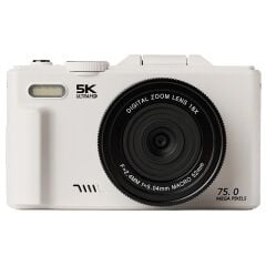 Acton Flip Beyaz Dijital Fotoğraf Makinesi 5K