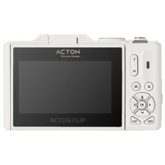 Acton Flip Beyaz Dijital Fotoğraf Makinesi 5K