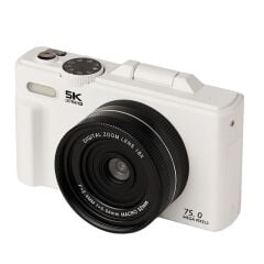 Acton Flip Beyaz Dijital Fotoğraf Makinesi 5K
