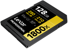 Lexar 128GB Gold Series 1800x Class 10 UHS-II U3 V60 Hafıza Kartı