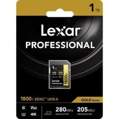Lexar 1TB Professional 1800x UHS-II SDXC V60 Hafıza Kartı
