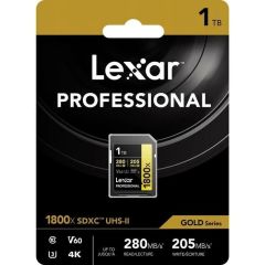 Lexar 1TB Professional 1800x UHS-II SDXC V60 Hafıza Kartı