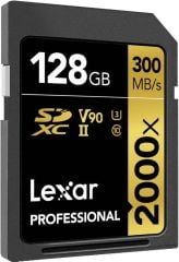 Lexar 128GB Professional 2000x UHS-II SDXC V90 Hafıza Kartı