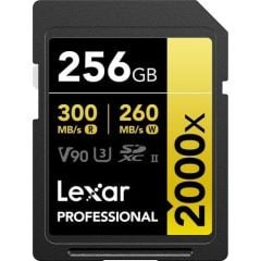 Lexar 256GB Professional 2000x UHS-II SDXC Hafıza Kartı