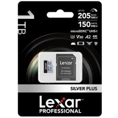 Lexar 1 TB Micro SD Silver Plus 205mb 4K V30 Kart