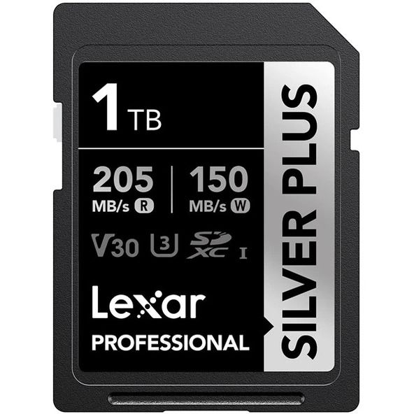Lexar Professional Silver Plus LSDSIPL001T UHS-I U3 V30 1 TB Hafıza Kartı