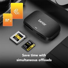 Lexar CFexpress Tip B/SD USB 3.2 Gen 2 Kart Okuyucu RW520