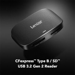 Lexar CFexpress Tip B/SD USB 3.2 Gen 2 Kart Okuyucu RW520