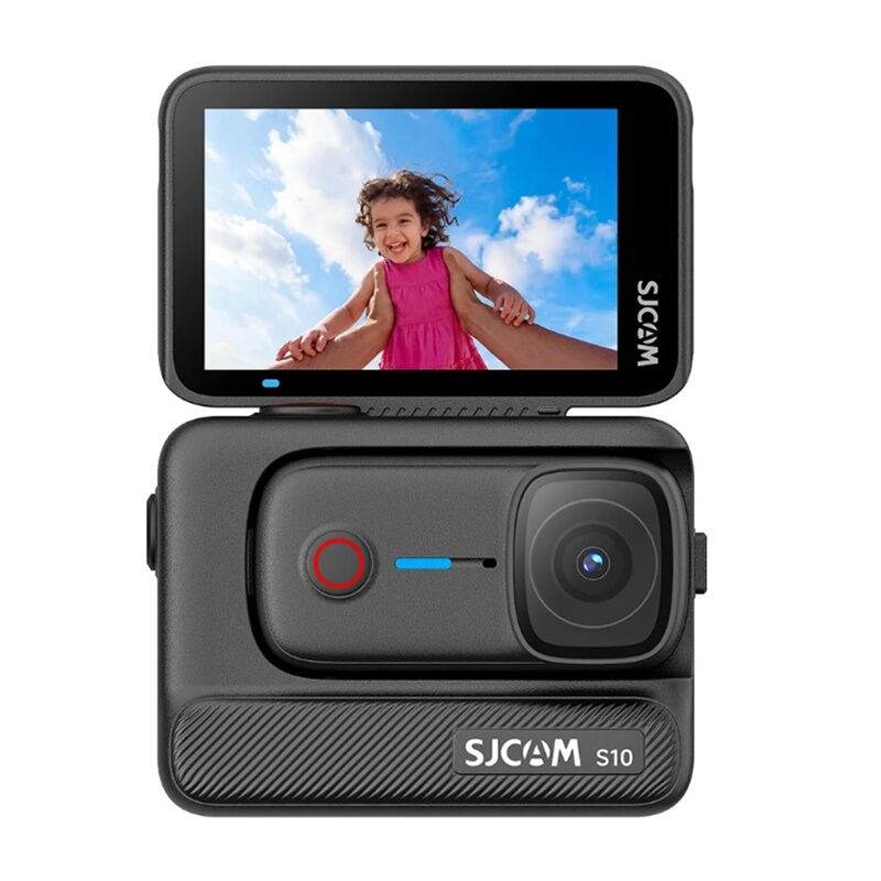 SJCAM S10 4K 128GB Hands-Free POV Aksiyon Kamerası – Standard Combo Siyah