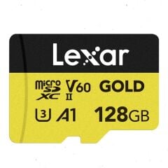 Lexar 128GB Professional GOLD UHS-II microSDXC Hafıza Kartı